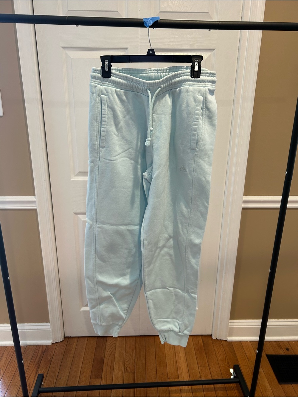 Adidas Light Mint Jogger Sweatpants - Casual Drawstring Pants